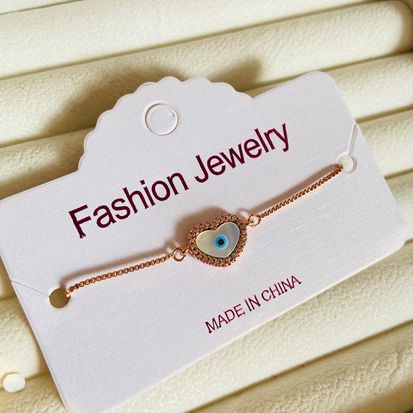 Evil eye Rose gold Bracelet
