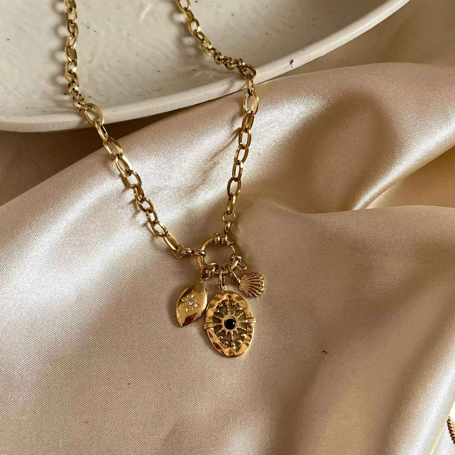 Multi Charms Necklace-26