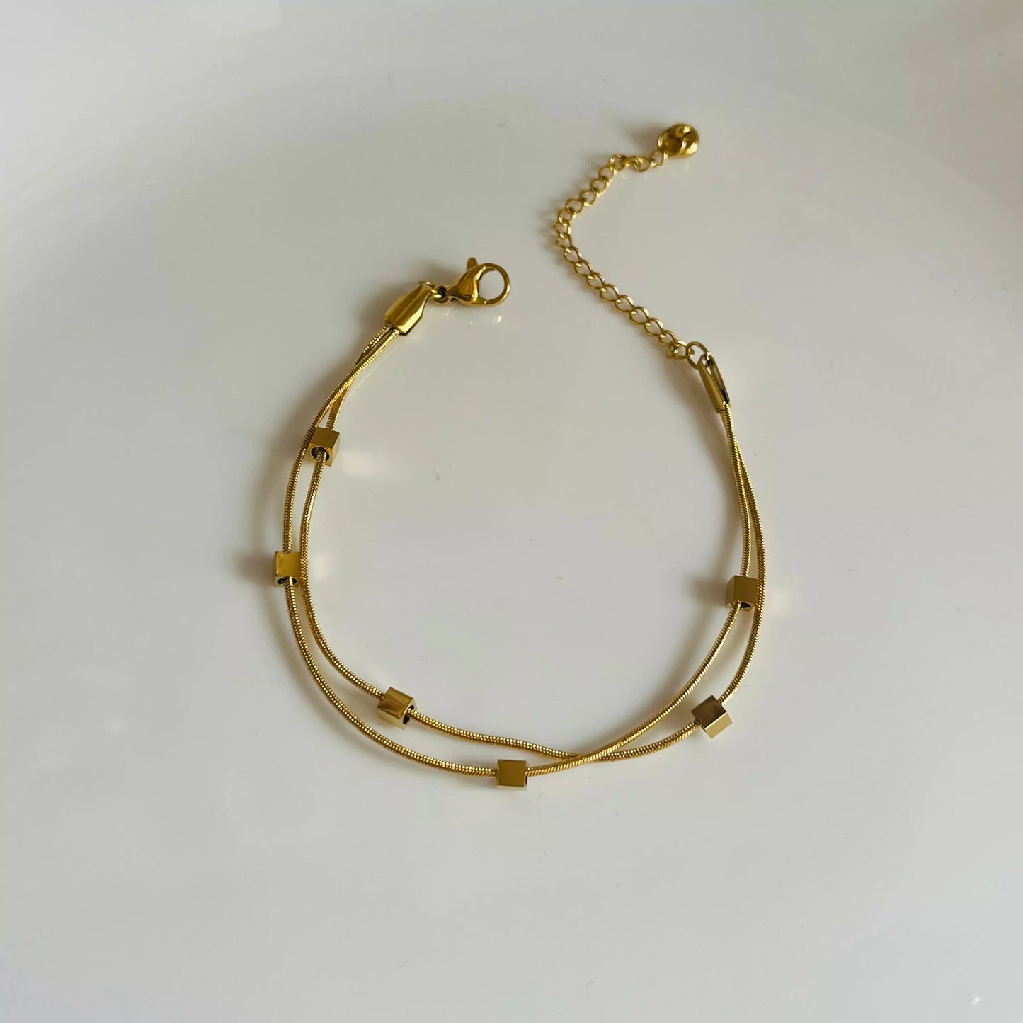 Boxy Layered Bracelet