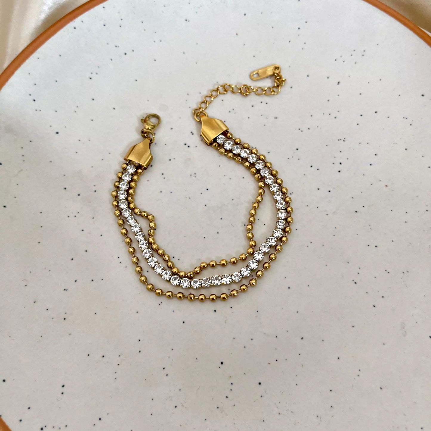Vila Layered Studded Bracelet