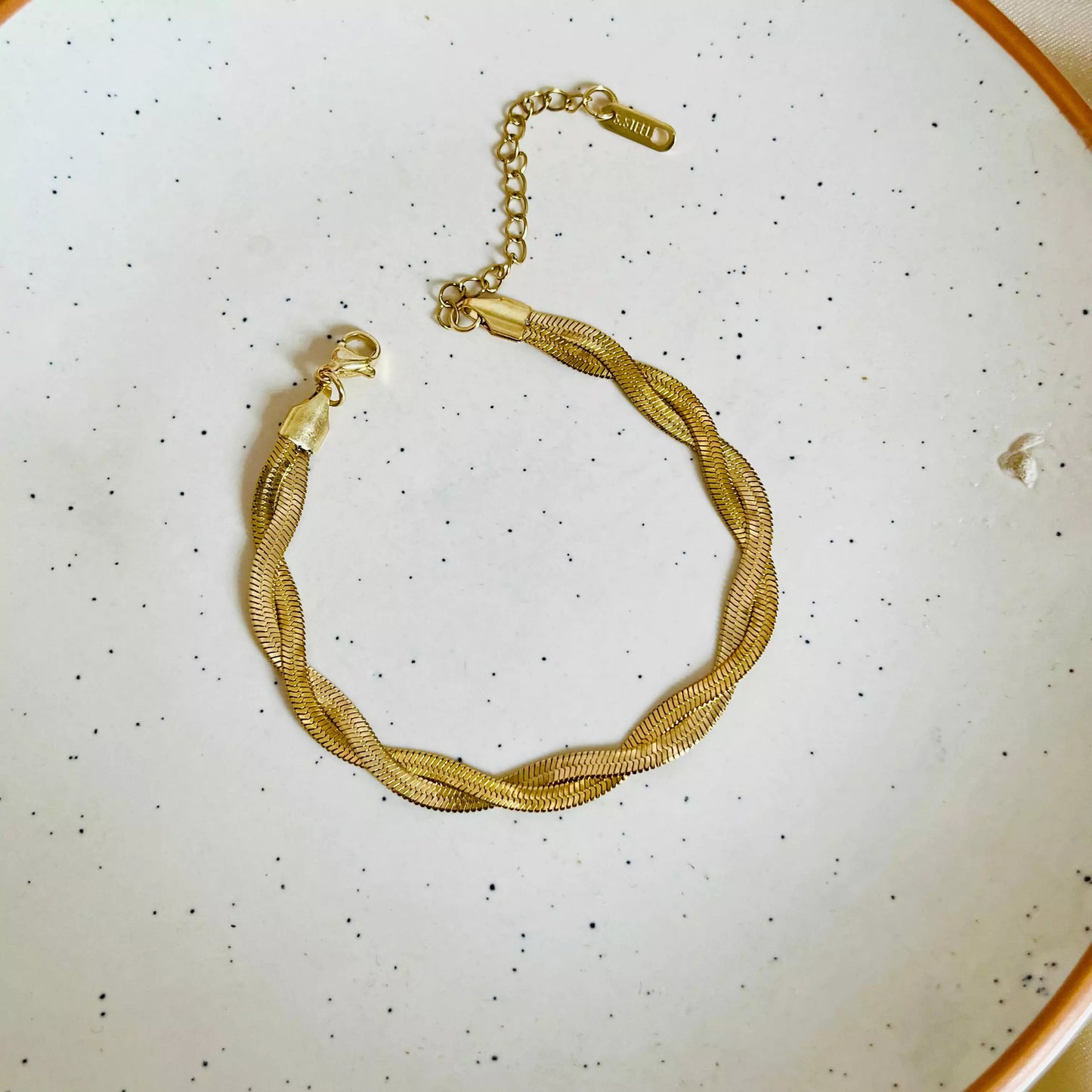 Twisted Snake Chain Bracelet