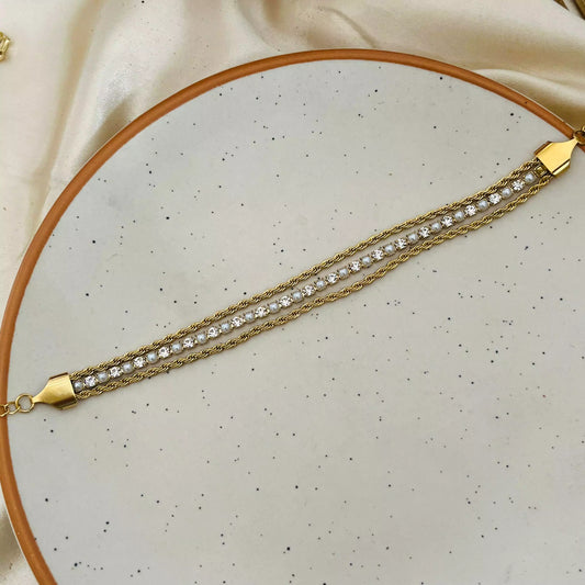 Pearly Affair Layered Bracelet