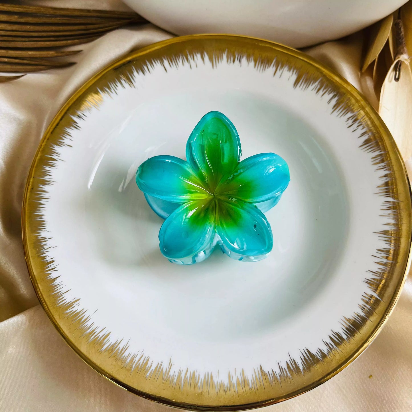 Flower Small Clucher-blue