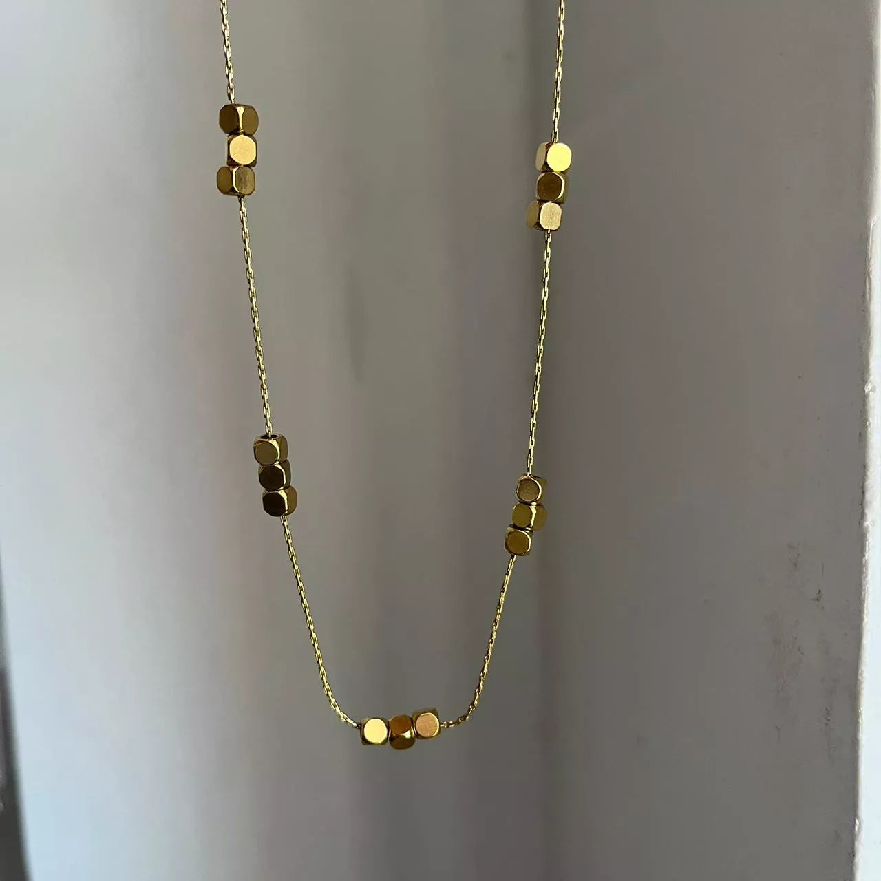 Tri Box Chain Necklace