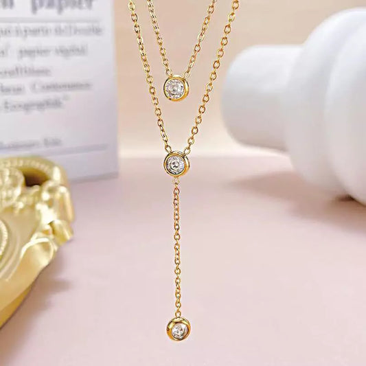 Layered Sine Necklace