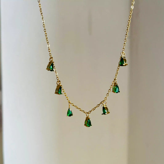 Emeralds Sella Necklace