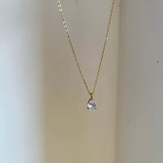 Crystal Drop Necklace