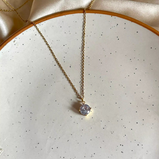 Round Crystal Necklace