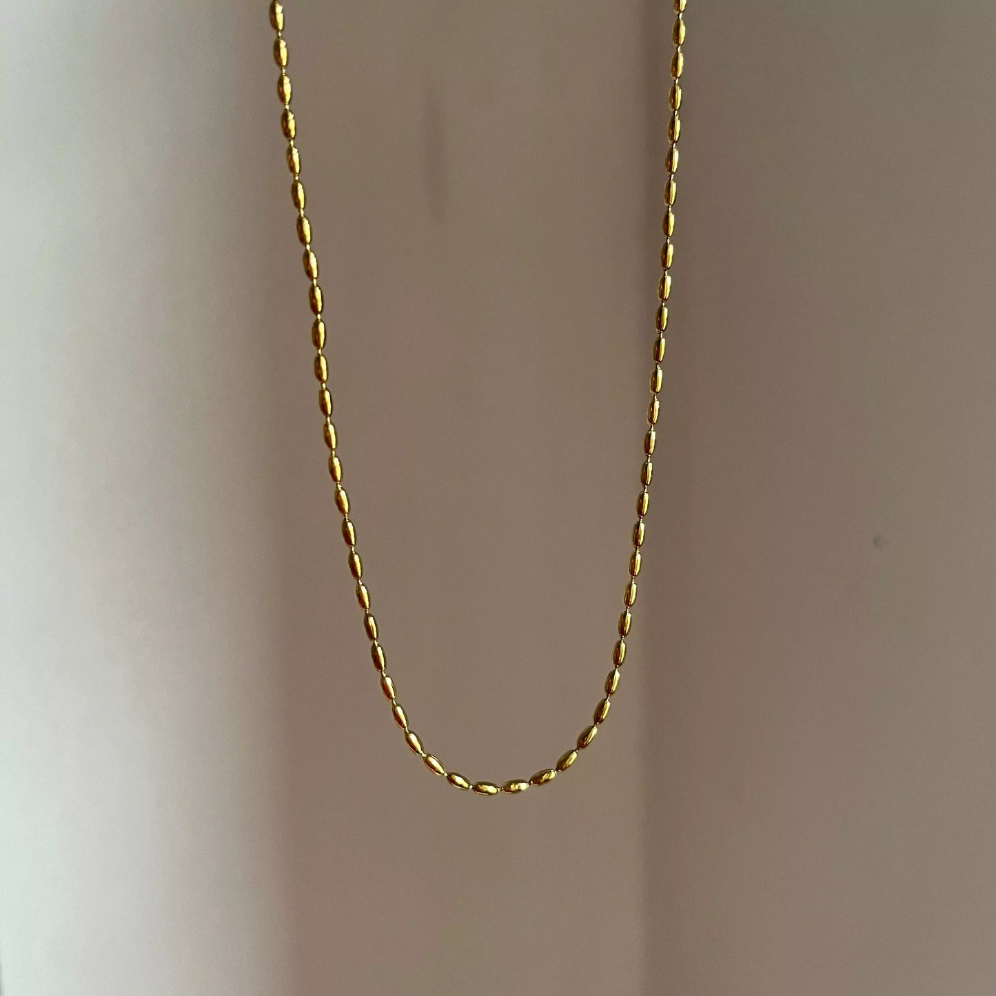 Thin Beaded Necklace
