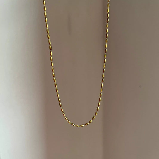 Thin Beaded Necklace