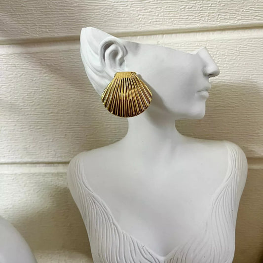 Shell Statement Earrings