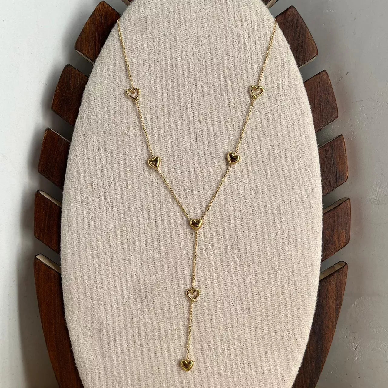 Hearty Gold Long Necklace