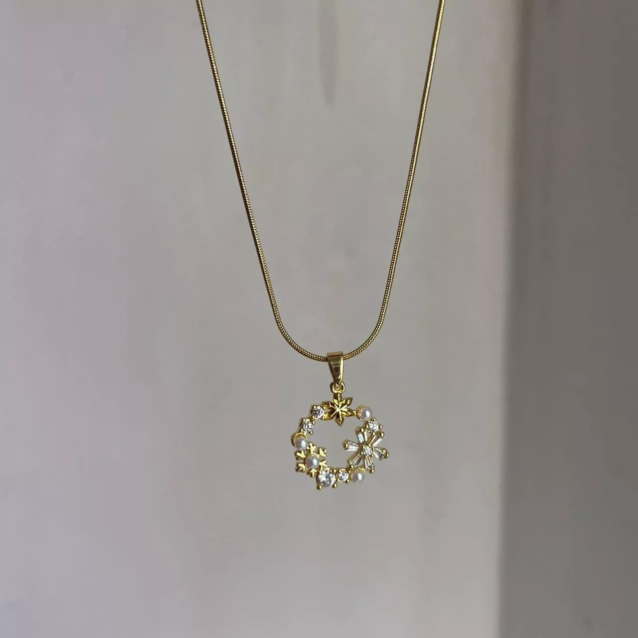 Flora Ringed Necklace