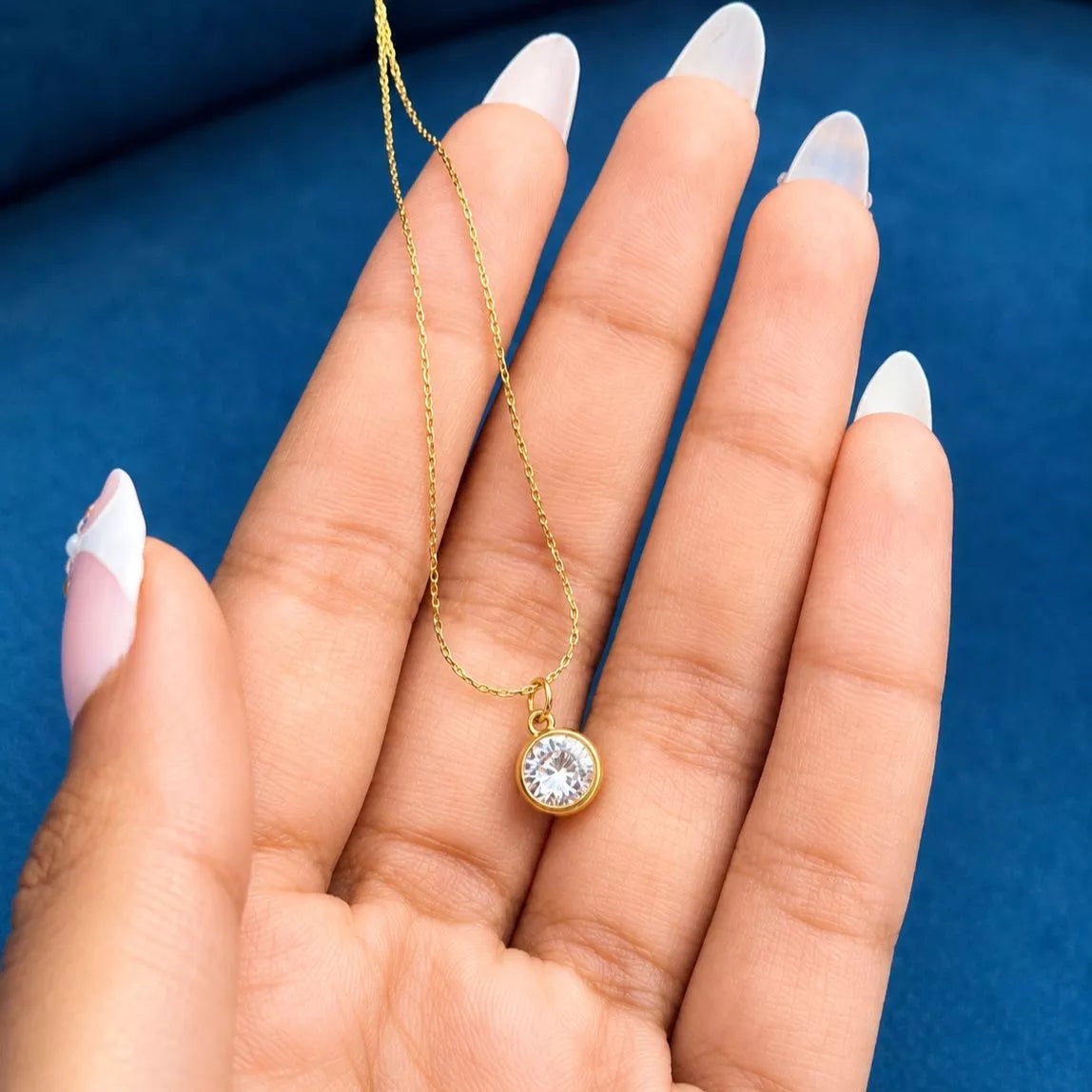 Round Crystal Necklace