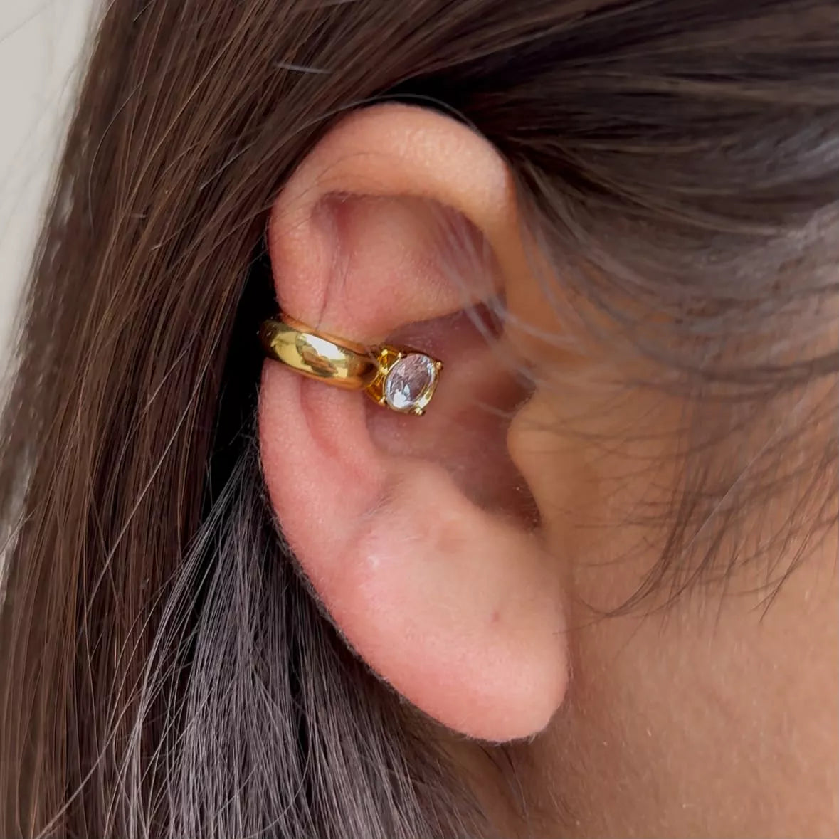 Esha Stone Earcuff (pair)