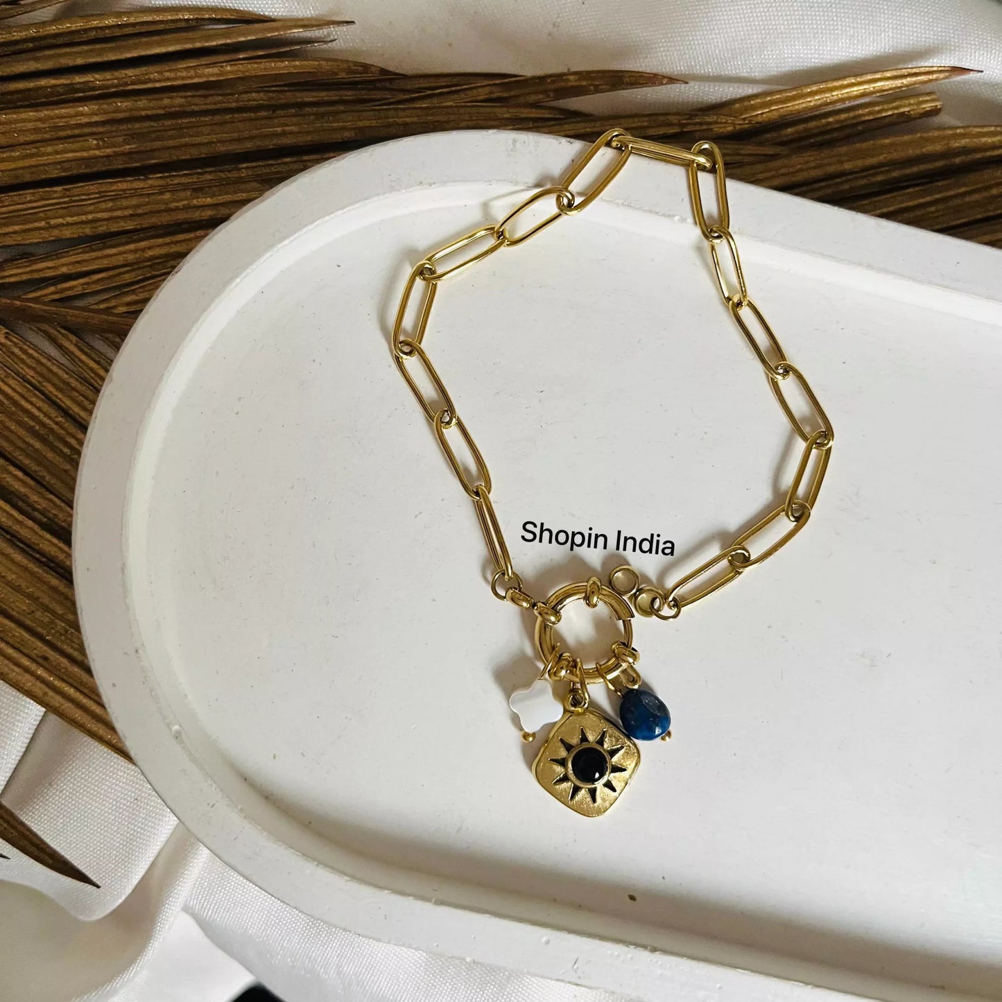 Shifa Stones Linked Bracelet