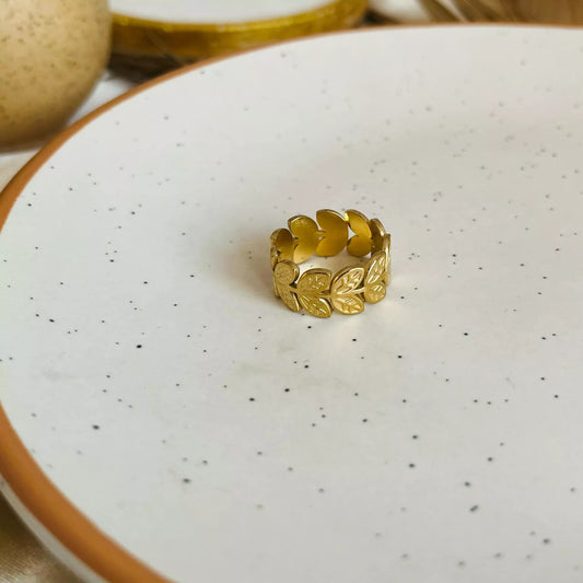Brinch Leaf Ring