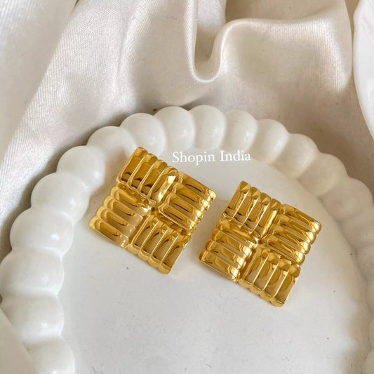 Brezza Block Earrings