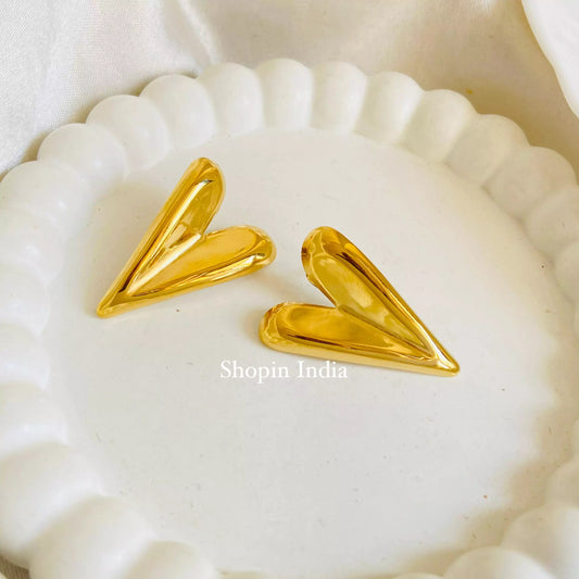 Statement Heart Earrings
