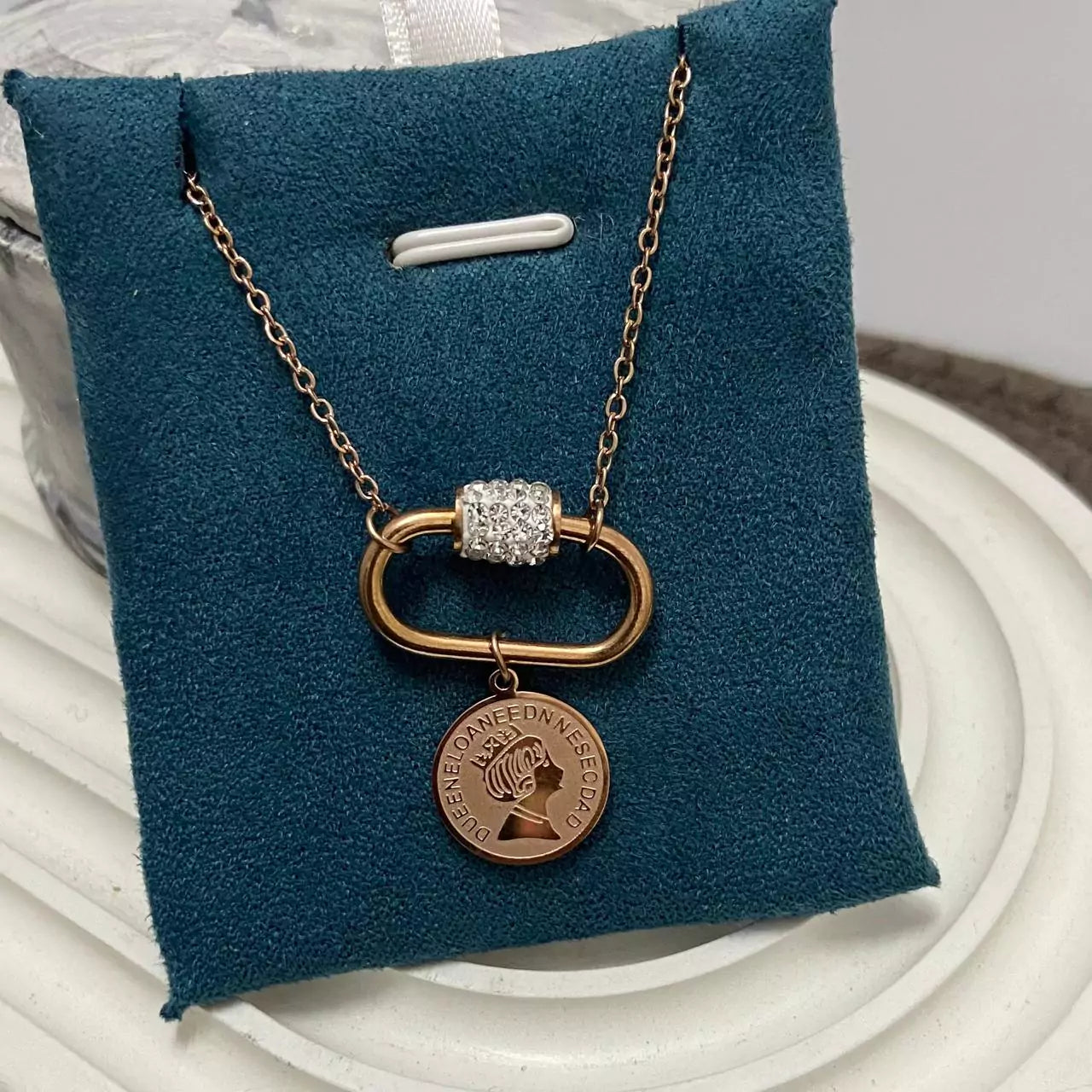 Coin Rosegold Necklace