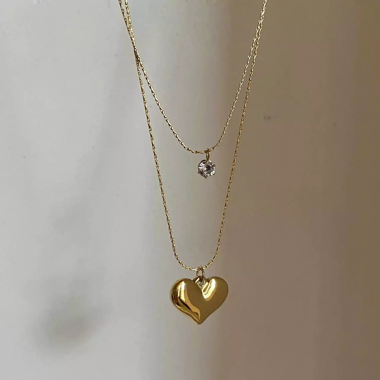 Layered Heartie Necklace