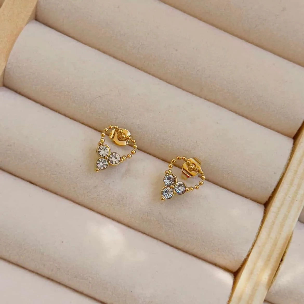 Triya Heart Earrings