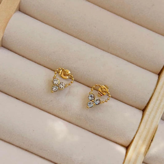 Triya Heart Earrings