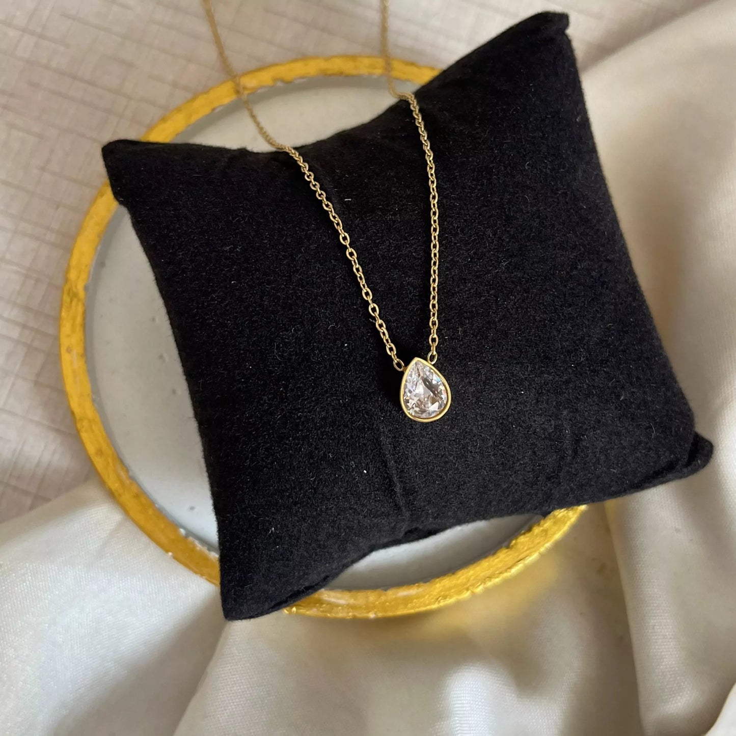Crystal Drop Necklace