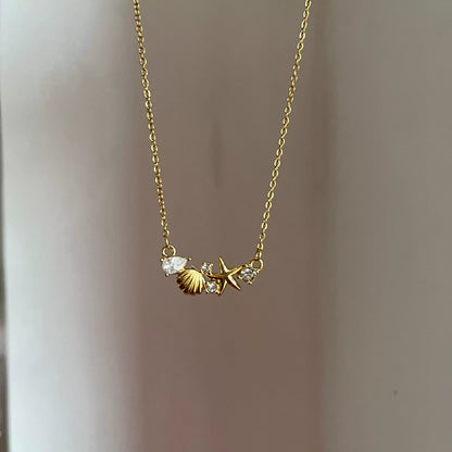 Seep Star Studs Necklace