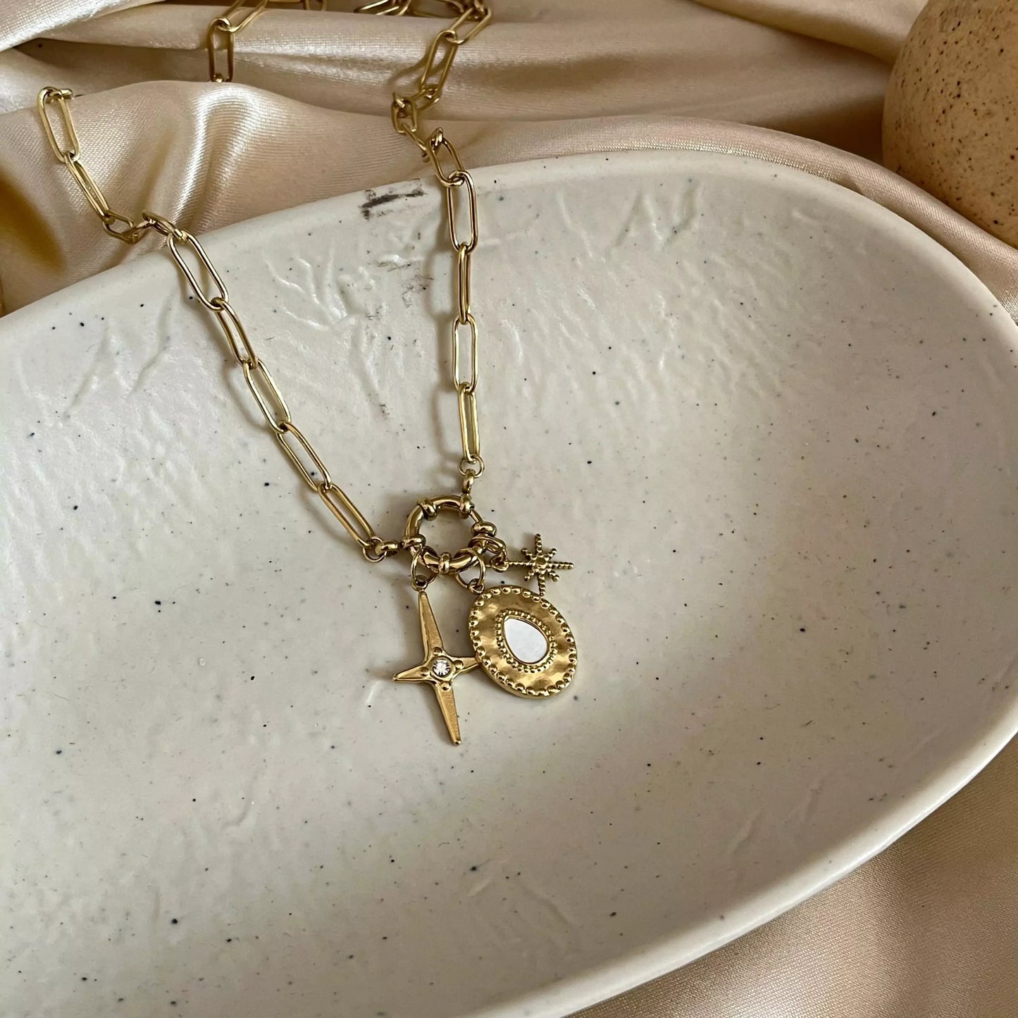 Multi Charms Necklace- 22