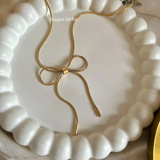 Bow Tied Necklace
