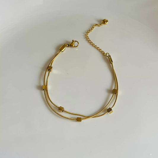 Boxy Layered Bracelet
