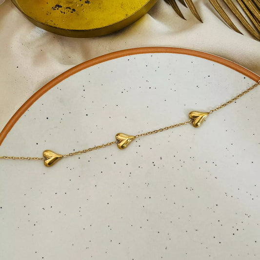 Tri Heart Bracelet