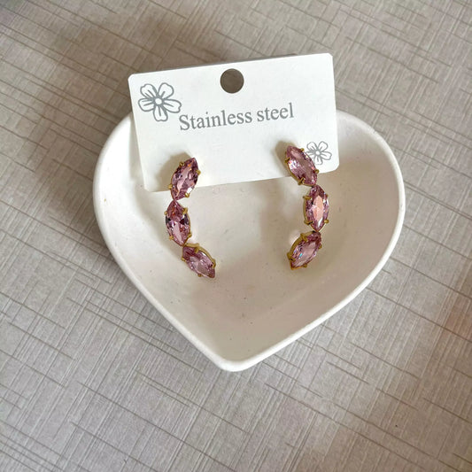 Cese Earrings - Pink