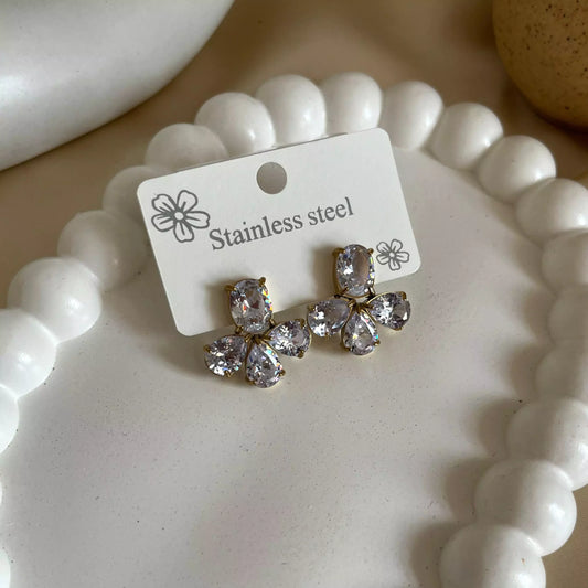 Tipti Earrings - White