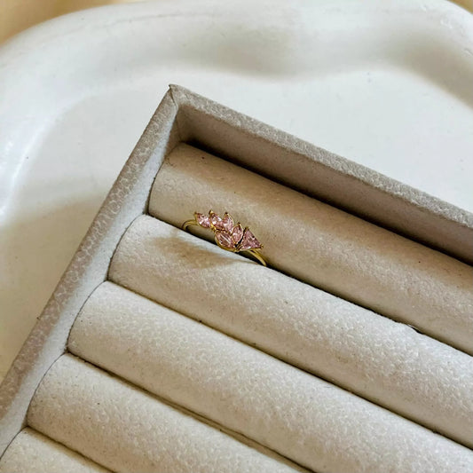 Friza Stones Ring - Pink