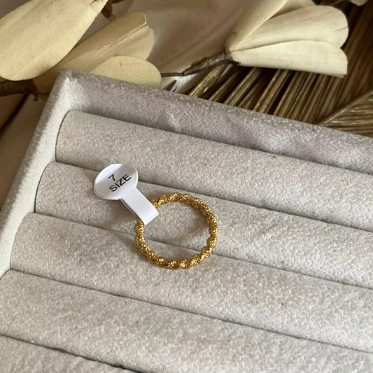 Twisted Matte Ring