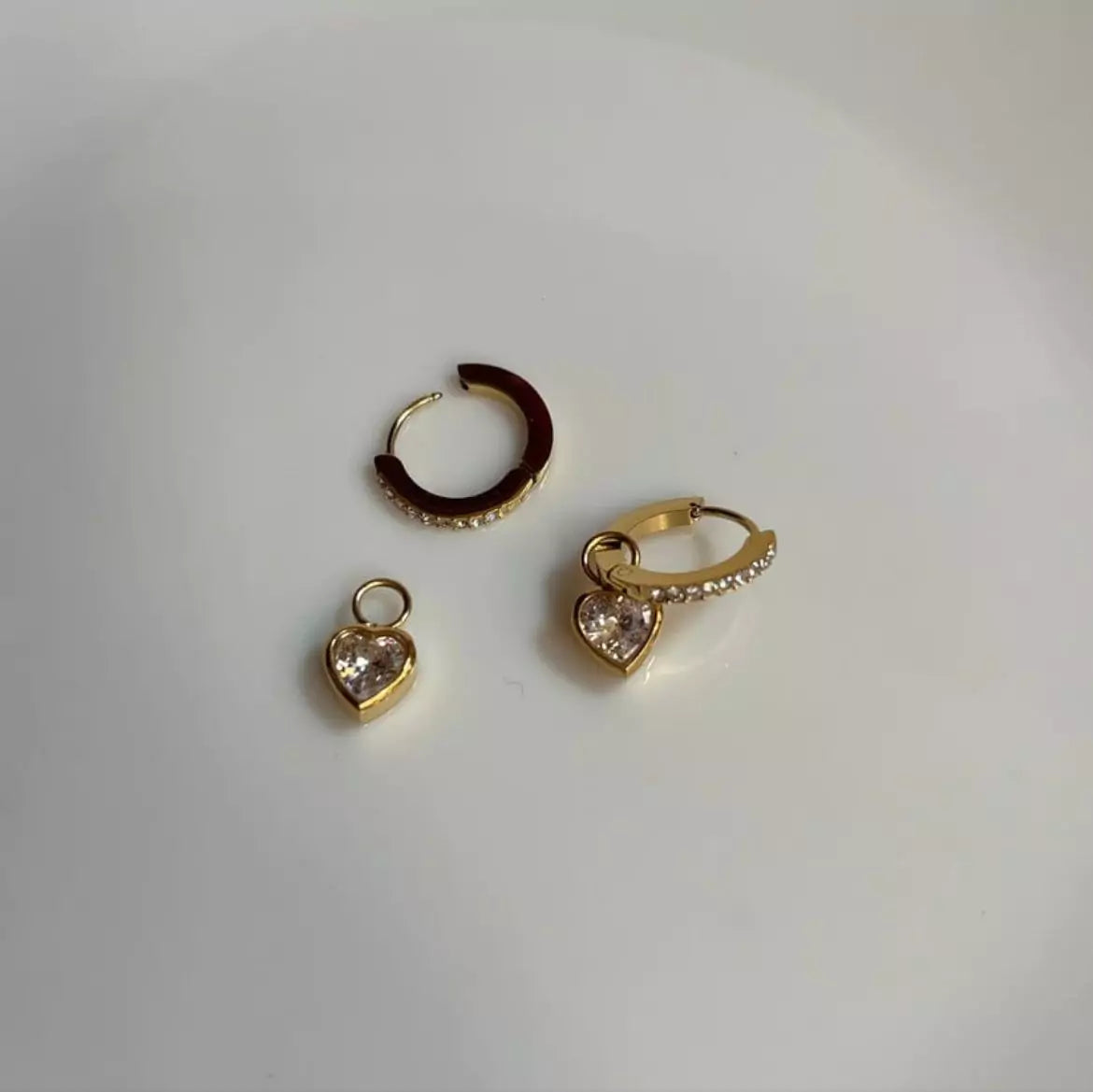 Hearty Studded Earrings