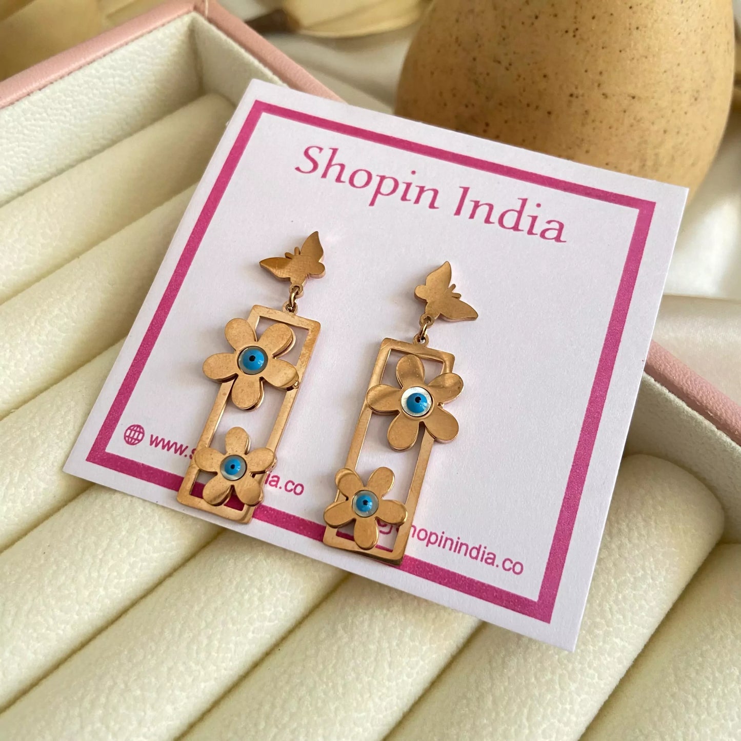 Bishti Evil eye Earrings
