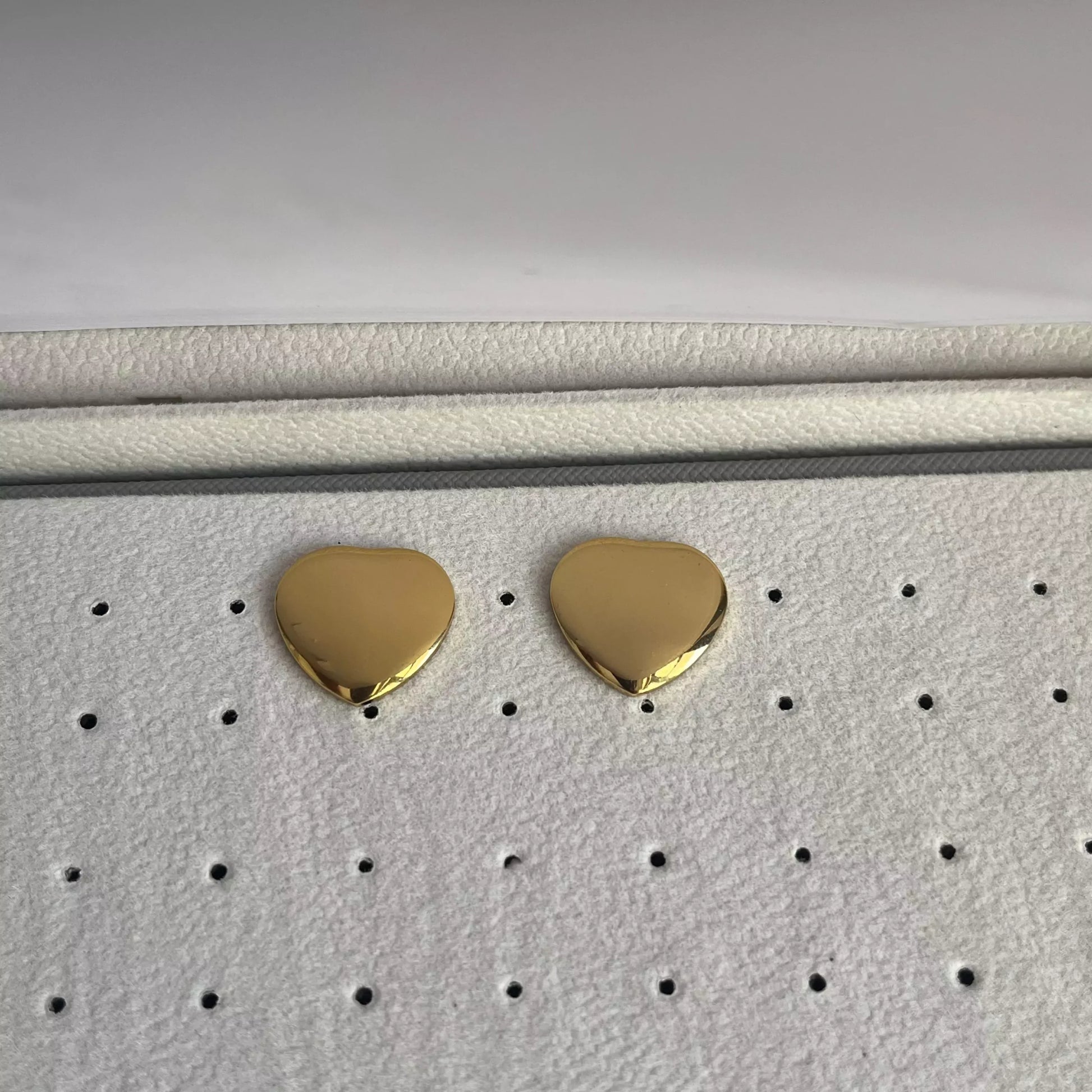Flat Heart Earrings