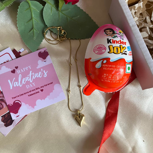Kinder Joy With Heart Necklace Inside