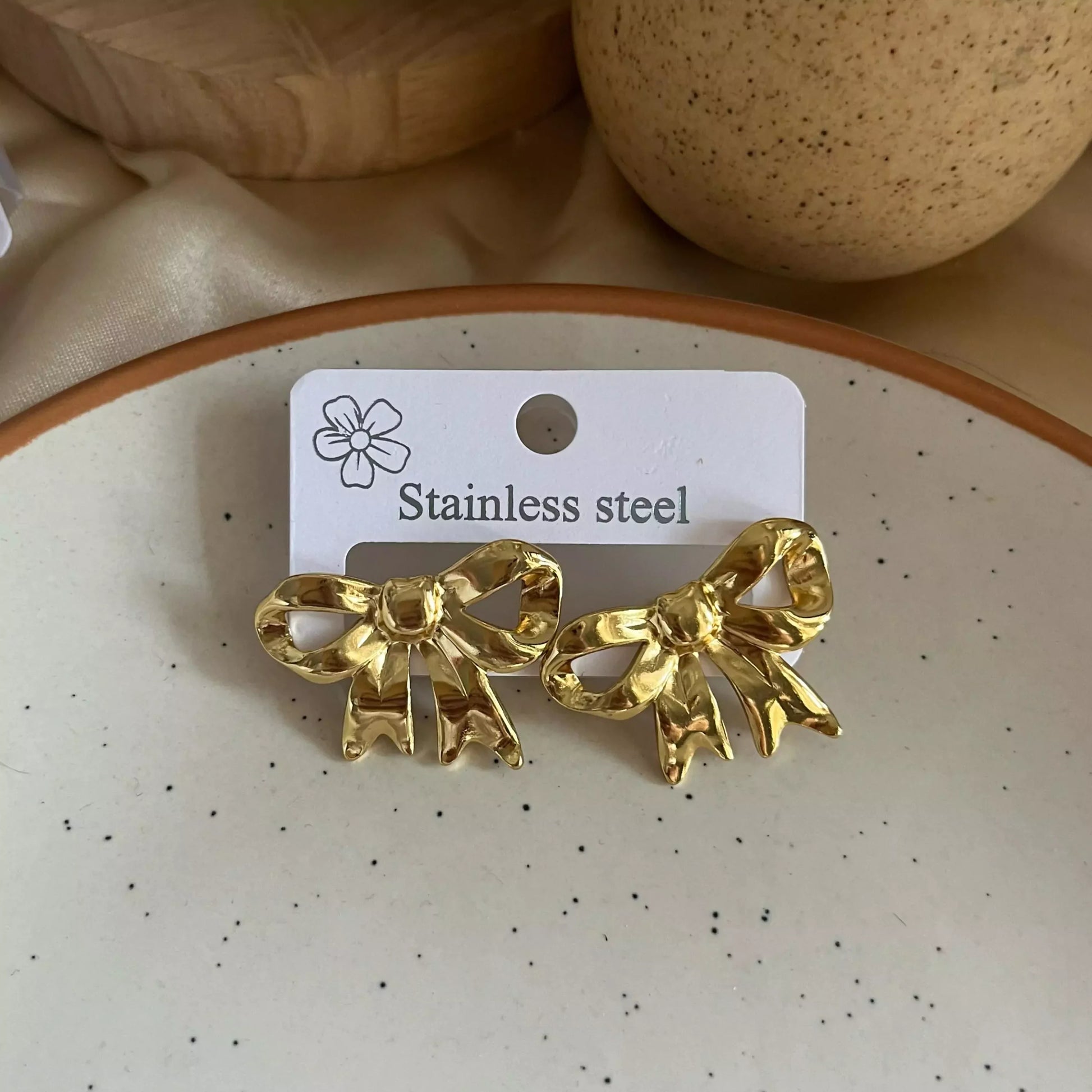 Bow Ribbon Earrings