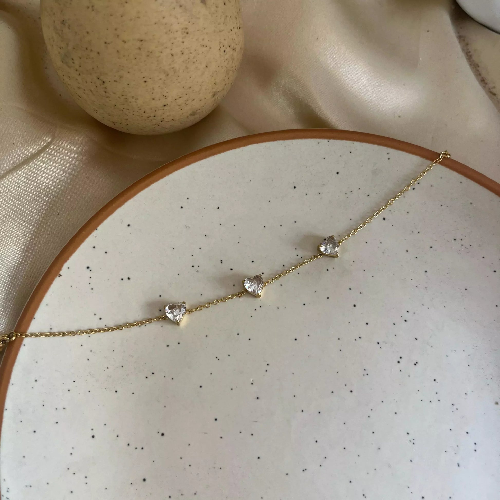 Crystal Heart Bracelet