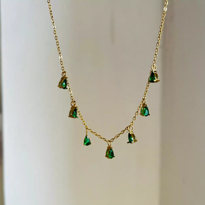 Emeralds Sella Necklace