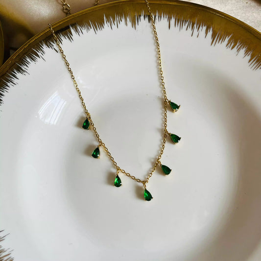 Emeralds Sella Necklace
