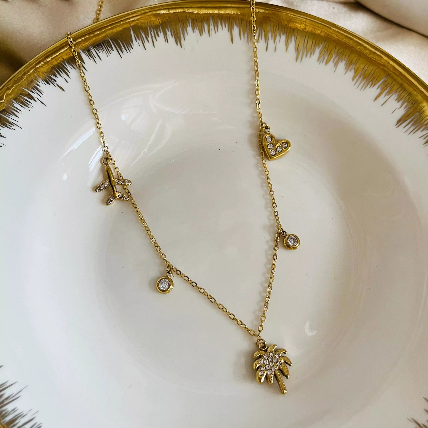 Nile Charmed Necklace