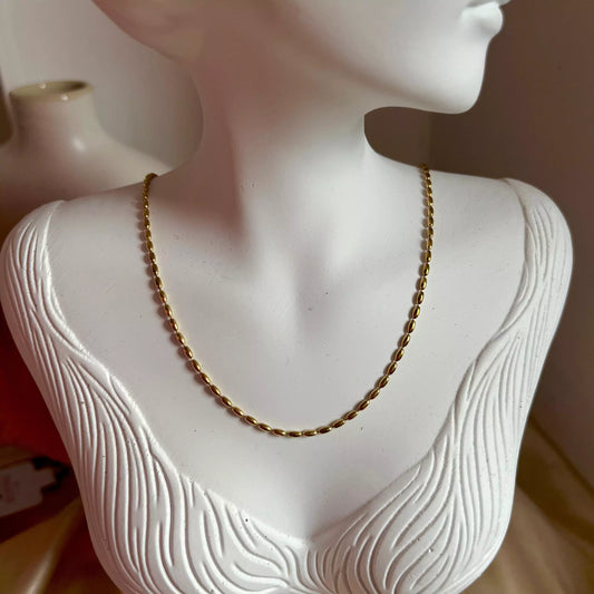Thin Beaded Necklace