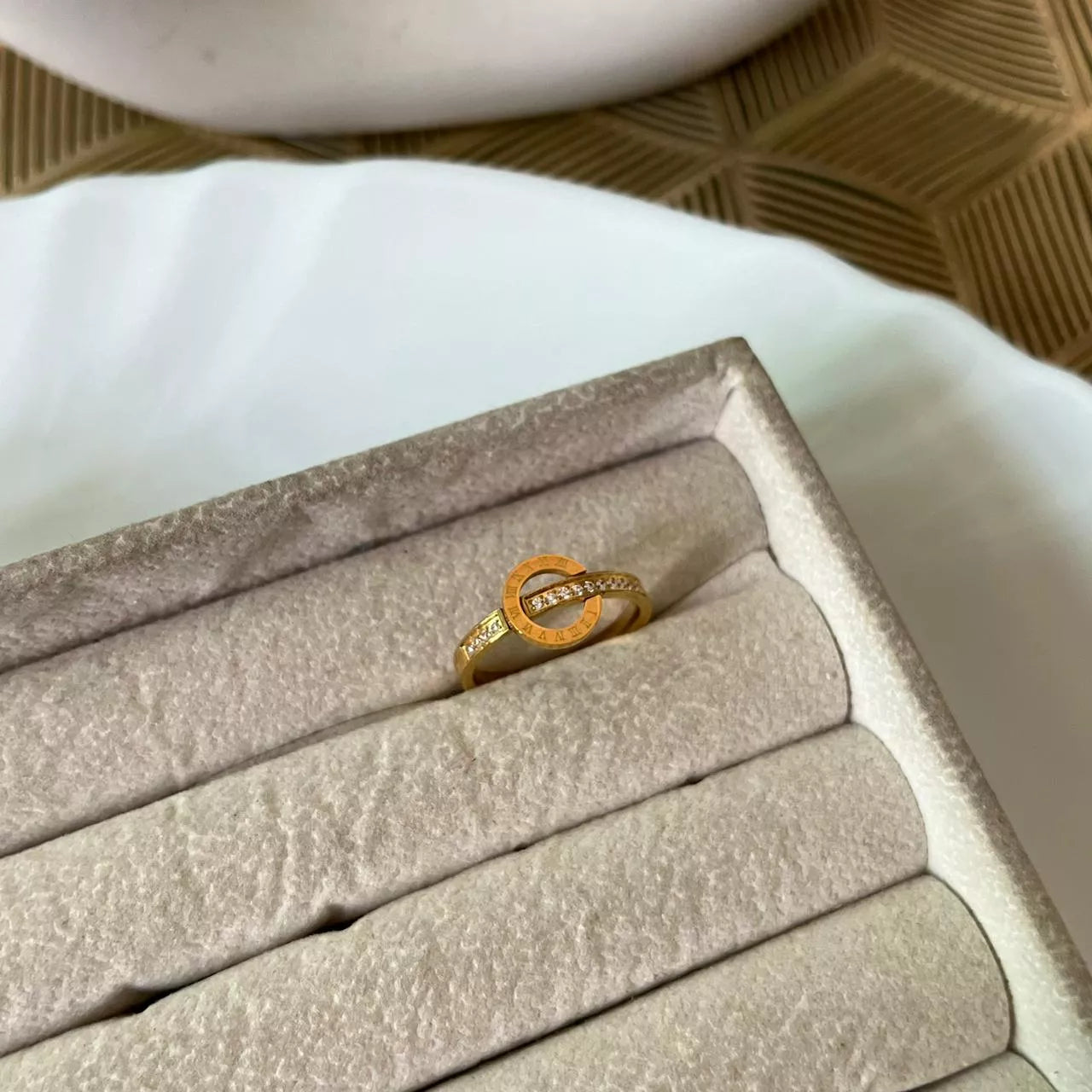Roman Studded Ring