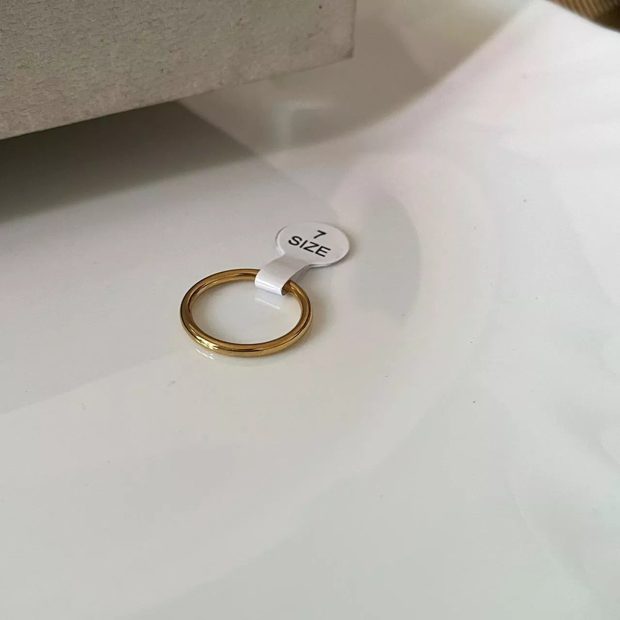 Staple Gold Ring