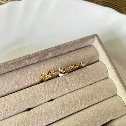 Bows Stud Ring set (set of 4)